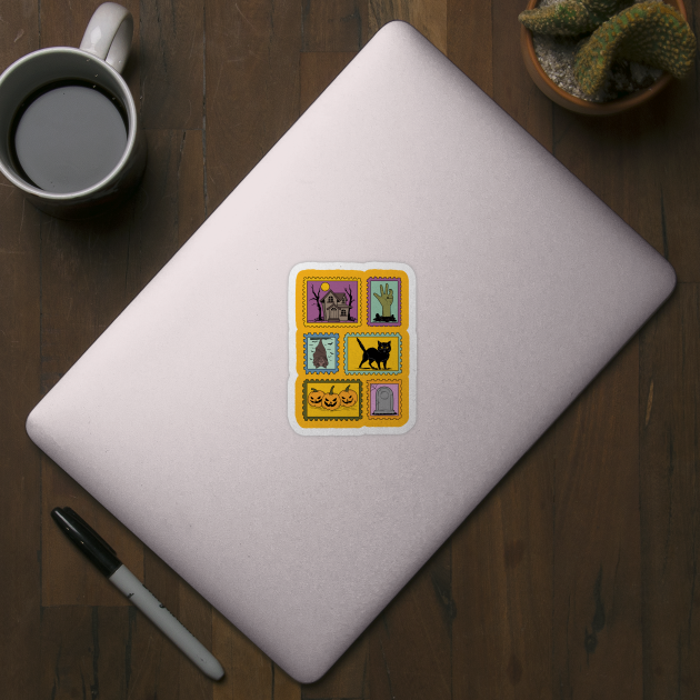 Halloween Stamps by GoshWow®